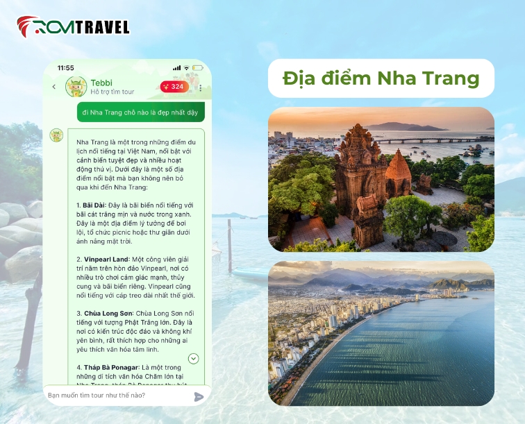 hướng dẫn tìm cảnh đẹp Nha Trang