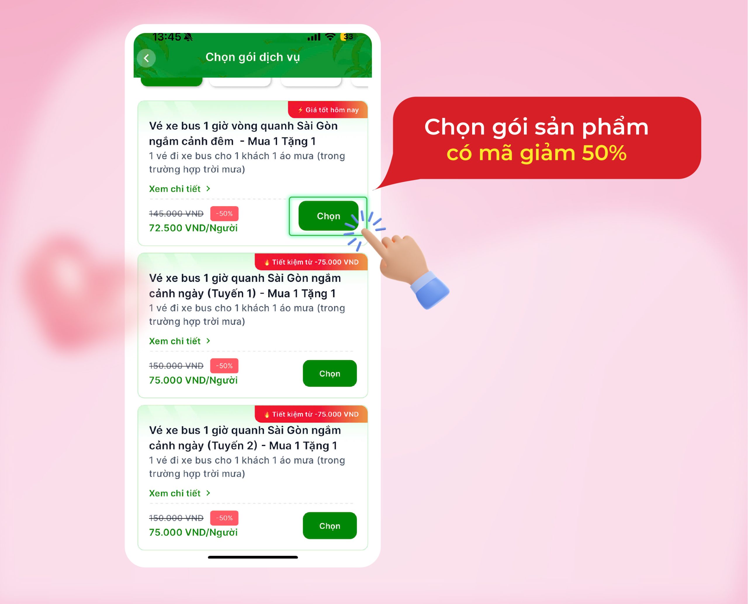 Hướng dẫn mua 1 được 2